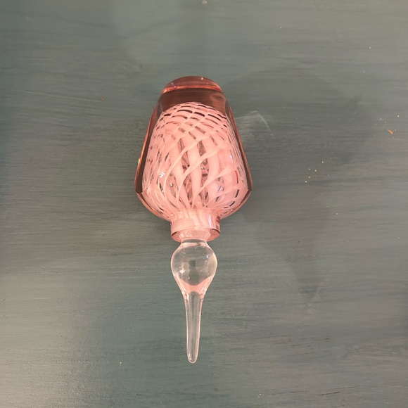 Perfume bottle 1930s collectible vintage perfume bottle Antique pink glass - Picture 7 of 9